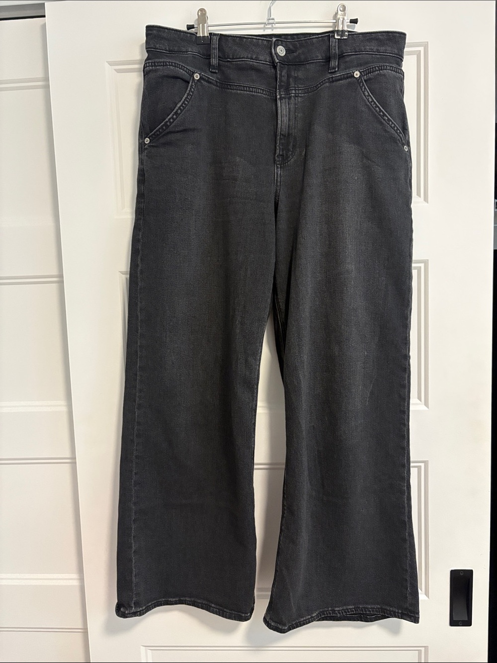 American eagle High-Rise Wide-Leg stretch Women's Jeans - Black